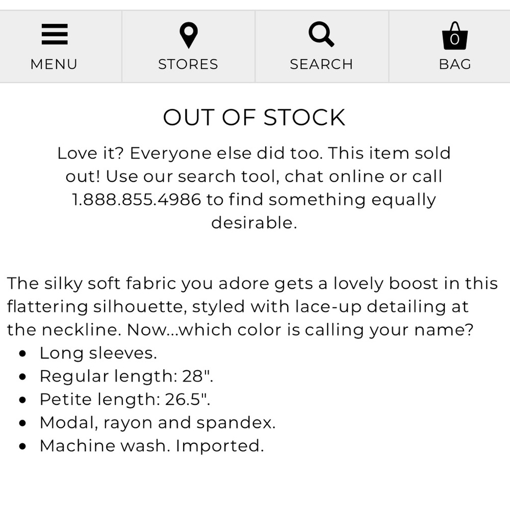 NWT Chico’s Silky Soft Tunic - Picture 8 of 8
